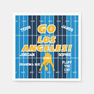 Los Angeles Football Family Paper Napkin