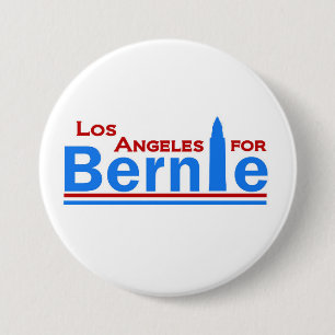 Los Angeles for Bernie 3 Inch Round Button