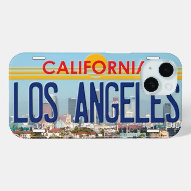Los Angeles iPhone 15 Case (Back (Horizontal))