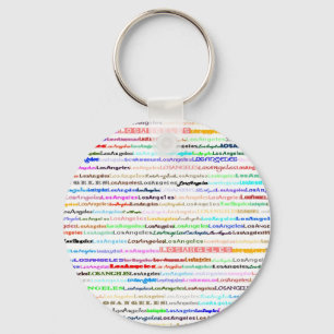 Los Angeles Keychain