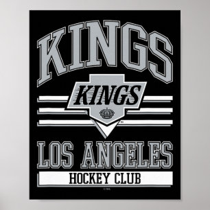 Los Angeles Kings Hockey Club Black Officially Lic Poster
