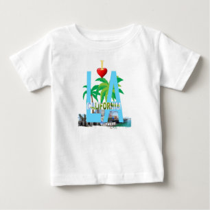 los angeles l a california city usa america baby T-Shirt