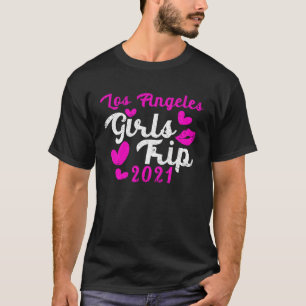 Los Angeles L A Girls Vacation Matching Group T-Shirt