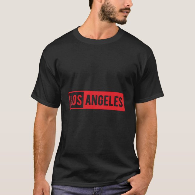Los Angeles La California Design T-Shirt (Front)