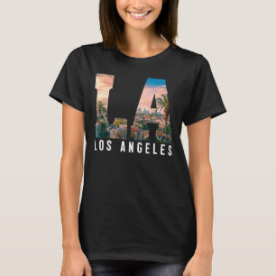Los Angeles La California Men Women Retro Clothin T-Shirt
