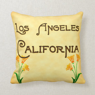 Los Angeles, la Californie avec le coussin de