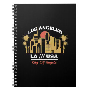 Los Angeles LA USA City of Angels Skyline Design Notebook