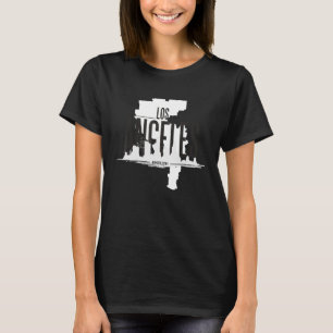 Los Angeles LA USA City Skyline Silhouette Outline T-Shirt