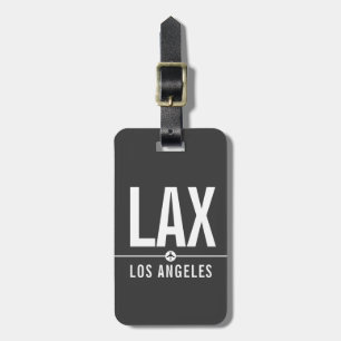 Los Angeles LAX Airport Code - Aviation Luggage Tag