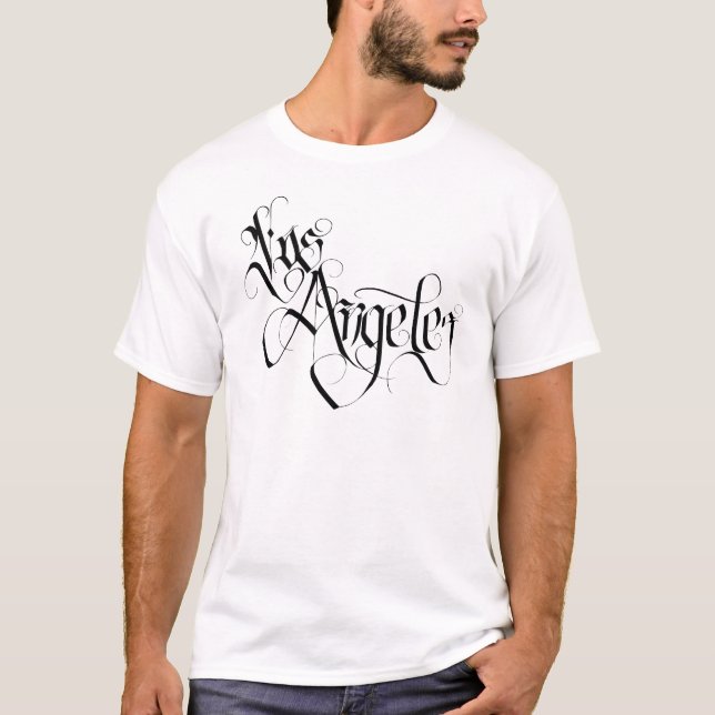 Los Angeles Letras T-Shirt (Front)