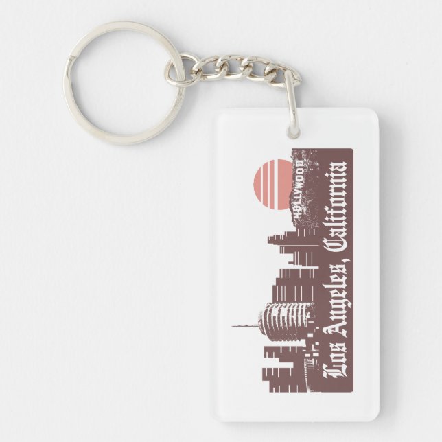 Los Angeles Linesky Keychain (Front)