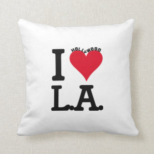 Los Angeles LOVE Hollywood Edition Throw Pillow
