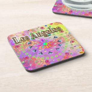Los Angeles Lucky Golden Dessous de verre