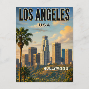 Los Angeles Luxury Lifestyle Travel Gift Postcard