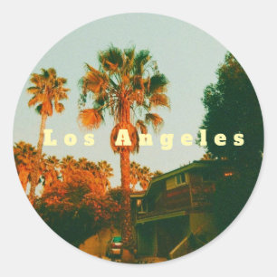 Los Angeles, Miracle Mile, West Hollywood Classic Round Sticker