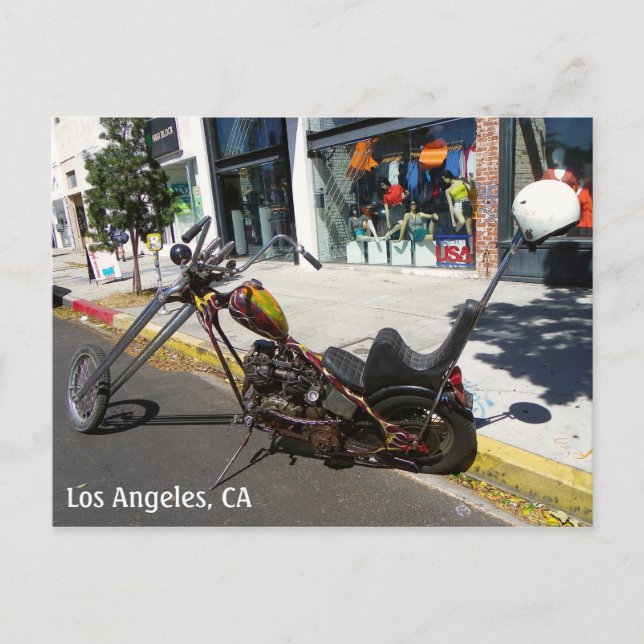 Los Angeles Motorcycle Postcard! Postcard (Front)