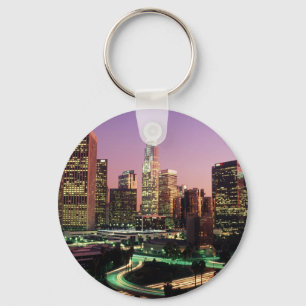 Los Angeles Night Lights Keychain