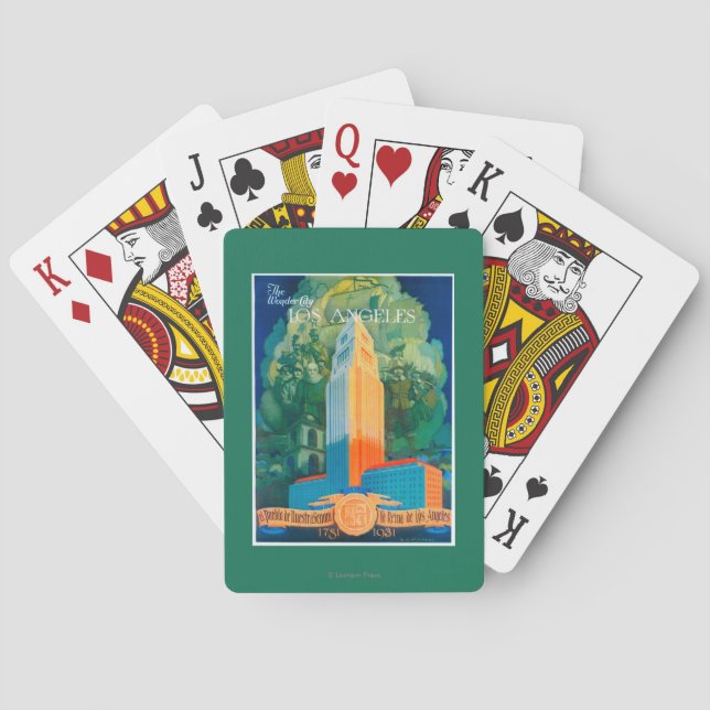 Los Angeles Promotional Poster Playing Cards (Back)
