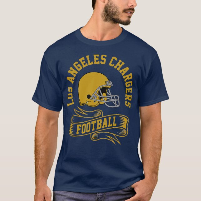 Los Angeles Retro Helmet T-Shirt (Front)