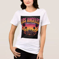 Los Angeles Retro Sunset Skyline California Dreami