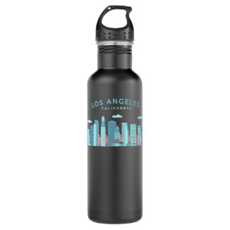 Los Angeles Skyline LA Vintage Los Angeles Califor 710 Ml Water Bottle
