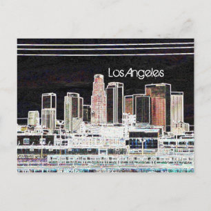 Los Angeles Skyline Postcard