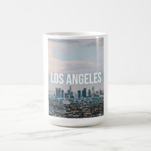 Los Angeles Skyline Retro City Aesthetic Travel Magic Mug