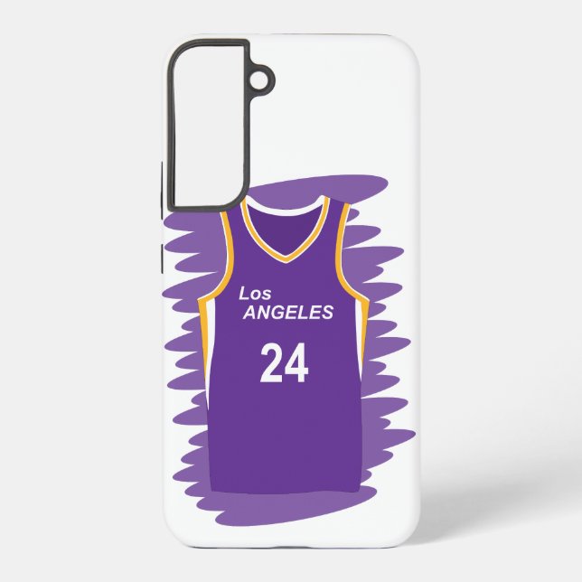  Los Angeles Sparks uniform number 24 Samsung Galaxy S22+ Case (Back)