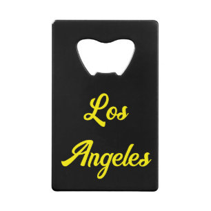Los Angeles Stainless Steel Bottle Opener Credit Card Bottle Opener