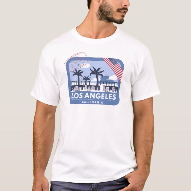 Los Angeles Stamp T-Shirt (Front)