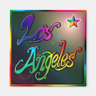 "Los Angeles Star 1" Magnet