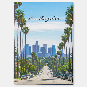Los Angeles Street postcard Magnet