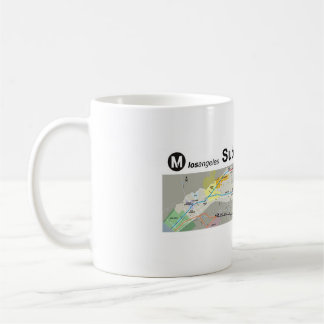 Los Angeles Subway to the Sea Coffee Mug