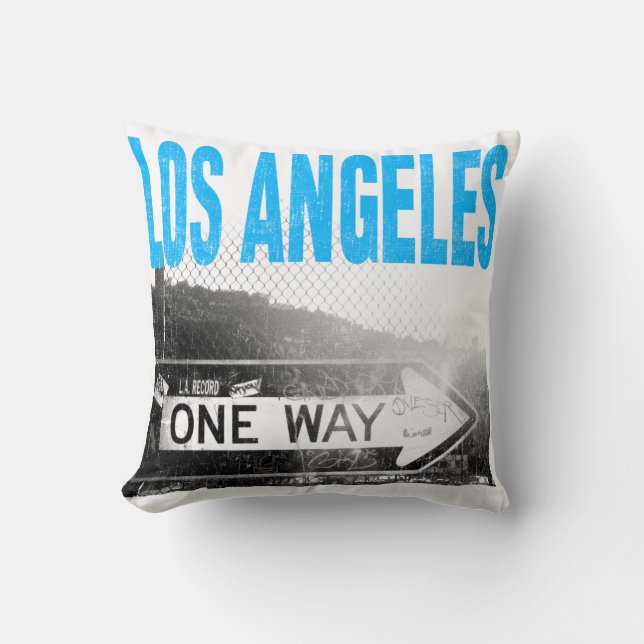 Los Angeles Throw Pillow (Front)