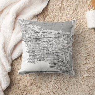 Los Angeles Throw Pillow