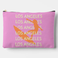 Los Angeles Travel Art, California, Travel, Pink