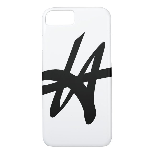 Los Angeles typography iPhone 7 case | LA (Back)