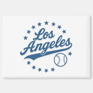 Los Angeles Vintage Baseball Logo Design – Classic Magnet