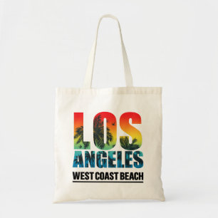 Los Angeles West Coast Beach Tote Bag
