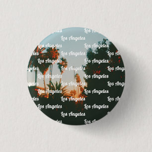 Los Angeles, West Hollywood Travel Souvenir 1 Inch Round Button