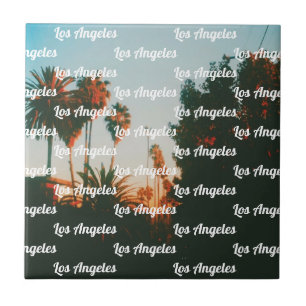Los Angeles, West Hollywood Travel Souvenir Tile