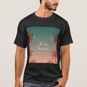 Los Angeles Word Art City Sign T-Shirt