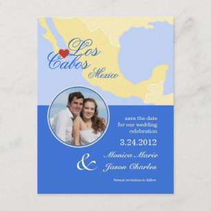 Los Cabos Mexique Enregistrer la date Faire-part p