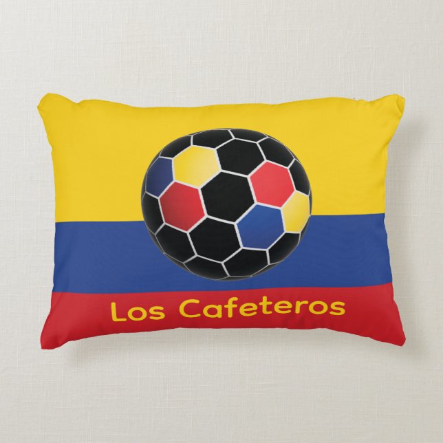 Los Cafeteros Accent Pillow (Front)