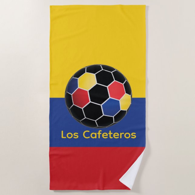 Los Cafeteros Beach Towel (Front)