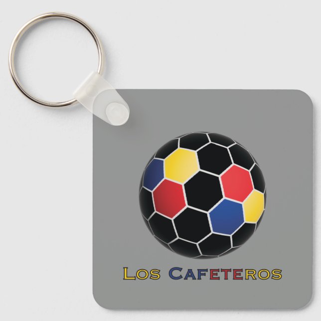 Los Cafeteros Keychain (Front)
