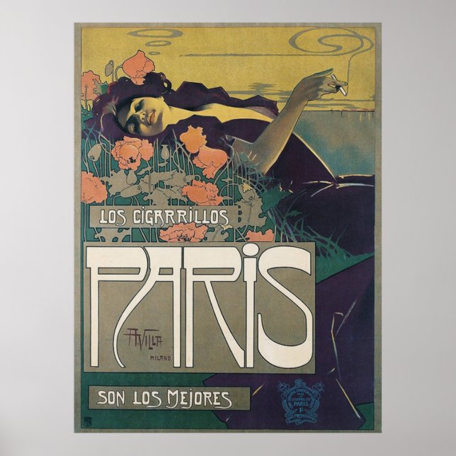  Los Cigarrillos París,  Poster (Front)