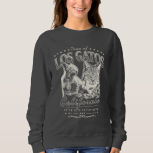 LOS GATOS SANTA CLARA CALIFORNIA - BOBCAT VINTAGE SWEATSHIRT