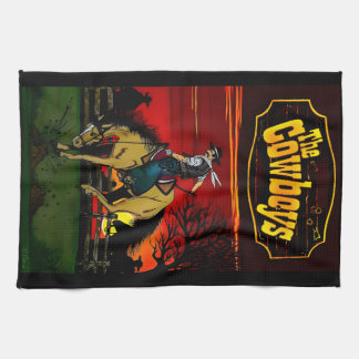 "Los Gauchos" Sandstone Coaster/"The Cowboys" Kitchen Towel