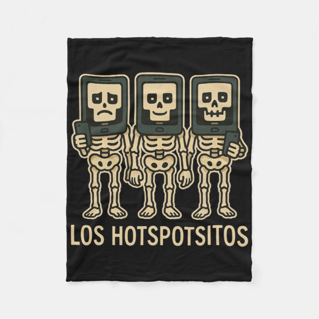 Los Hotspotsitos Pot Hotspot - Hotspotcitos Brainr Fleece Blanket (Front)